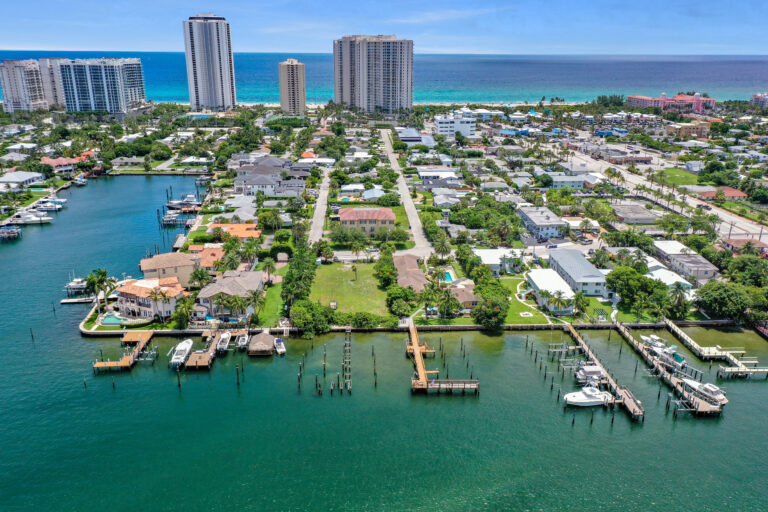 Aerial view of the Ambrosia Singer Island facility